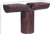 Tee Console Table - Elegant Art Deco Design in Solid Acacia Wood for Stylish Home Decor Display