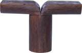 Tee Console Table - Elegant Art Deco Design in Solid Acacia Wood for Stylish Home Decor Display