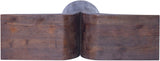 Tee Console Table - Elegant Art Deco Design in Solid Acacia Wood for Stylish Home Decor Display