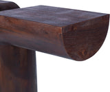 Tee Console Table - Elegant Art Deco Design in Solid Acacia Wood for Stylish Home Decor Display