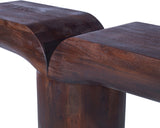 Tee Console Table - Elegant Art Deco Design in Solid Acacia Wood for Stylish Home Decor Display