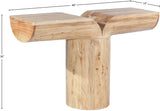 Tee Console Table - Elegant Art Deco Design in Solid Acacia Wood for Stylish Home Decor Display