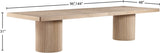 Belinda 96" - 144" Solid Wood And Oak Veneer Extendable Dining Table