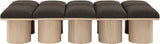 Pavilion - 10 Piece Modular Bench With Natural Base