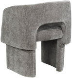 Emmet Contemporary Dining Chair - Luxe Boucle Upholstered Accent Chair with Steel Frame Support
