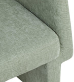 Emmet Contemporary Dining Chair - Luxe Boucle Upholstered Accent Chair with Steel Frame Support
