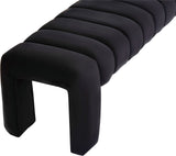 Andaz Bench - Luxurious Velvet Seating with Deep Channel Tufting for Elegant Home Decor Upgrade