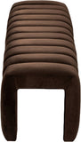 Andaz Bench - Luxurious Velvet Seating with Deep Channel Tufting for Elegant Home Decor Upgrade