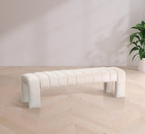 Andaz Bench - Luxurious Velvet Seating with Deep Channel Tufting for Elegant Home Decor Upgrade