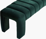 Andaz Bench - Luxurious Velvet Seating with Deep Channel Tufting for Elegant Home Decor Upgrade