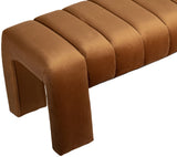 Andaz Bench - Luxurious Velvet Seating with Deep Channel Tufting for Elegant Home Decor Upgrade