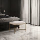 Valley - Bench With Gold Frame
