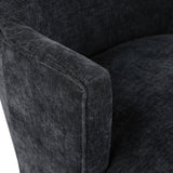 Clarita Swivel Accent Chair - Stylish Chenille Comfort with Natural Wood Base for Modern Living Spaces