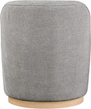 Clarita Swivel Accent Chair - Stylish Chenille Comfort with Natural Wood Base for Modern Living Spaces