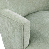 Clarita Swivel Accent Chair - Stylish Chenille Comfort with Natural Wood Base for Modern Living Spaces