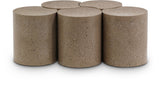 Dimple - 5 Piece Modular Coffee Table - Terazzo Finish