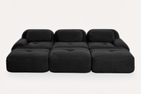 MIA 117'' 3-Seater Sofa with 3 Ottomans