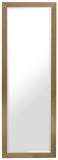 Hepburn Glass Full Length Contemporary Mirror with Brushed Trim - Perfect for Any Room Decor