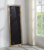 Hepburn Glass Full Length Contemporary Mirror with Brushed Trim - Perfect for Any Room Decor