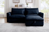 PERTH 86" Loveseat with 1 Ottoman