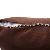 20 x 20 Outdoor Pillow with Dec Cord- Seascape Chocolate- Poly Insert