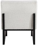 Chapman Cream Boucle Fabric Accent Chair - Elegant Comfort for Living Room, Bedroom, or Dorm Space