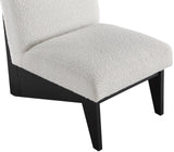 Chapman Cream Boucle Fabric Accent Chair - Elegant Comfort for Living Room, Bedroom, or Dorm Space