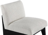 Chapman Cream Boucle Fabric Accent Chair - Elegant Comfort for Living Room, Bedroom, or Dorm Space