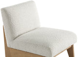 Chapman Cream Boucle Fabric Accent Chair - Elegant Comfort for Living Room, Bedroom, or Dorm Space