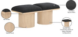 Pavilion Bench: Stylish Art Deco Seating with Luxurious 4-Inch Cushion for Entryways and Bedrooms
