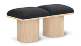 Pavilion Bench: Stylish Art Deco Seating with Luxurious 4-Inch Cushion for Entryways and Bedrooms