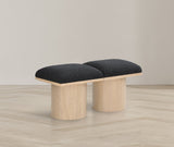 Pavilion Bench: Stylish Art Deco Seating with Luxurious 4-Inch Cushion for Entryways and Bedrooms