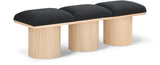 Pavilion Bench: Luxurious Channel-Tufted Seating with Art Deco Design for Entryway or Bedroom Style