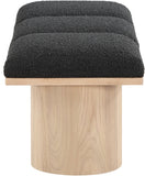 Pavilion Bench: Luxurious Channel-Tufted Seating with Art Deco Design for Entryway or Bedroom Style