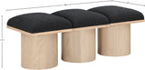 Pavilion Bench: Luxurious Channel-Tufted Seat with Art Deco Design for Stylish Home Seating Solutions