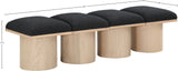 Pavilion Bench: Stylish Art Deco Design with Luxurious Cushioning for Entryway or Bedroom Seating