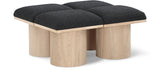Pavilion Bench: Stylish Art Deco Design with Luxurious Cushioning for Entryway and Bedroom Seating