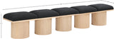 Pavilion Bench - Luxurious Channel-Tufted Seating with Art Deco Design for Elegant Home Spaces