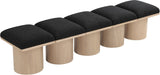 Pavilion Bench - Luxurious Channel-Tufted Seating with Art Deco Design for Elegant Home Spaces