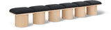 Pavilion Bench: Elegant Art Deco Design with Luxurious Channel-Tufted Cushion for Stylish Seating