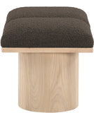 Pavilion Bench: Stylish Art Deco Seating with Luxurious 4-Inch Cushion for Entryways and Bedrooms