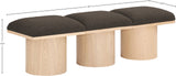 Pavilion Bench: Luxurious Channel-Tufted Seating with Art Deco Design for Entryway or Bedroom Style