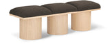 Pavilion Bench: Luxurious Channel-Tufted Seating with Art Deco Design for Entryway or Bedroom Style