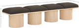 Pavilion Bench: Luxurious Channel-Tufted Seat, Art Deco Design, Stylish Seating for Any Space