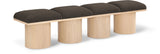 Pavilion Bench: Luxurious Channel-Tufted Seat, Art Deco Design, Stylish Seating for Any Space