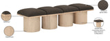 Pavilion Bench: Stylish Art Deco Design with Luxurious Cushioning for Entryway or Bedroom Seating