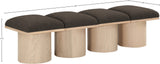 Pavilion Bench: Stylish Art Deco Design with Luxurious Cushioning for Entryway or Bedroom Seating