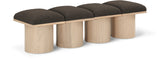 Pavilion Bench: Stylish Art Deco Design with Luxurious Cushioning for Entryway or Bedroom Seating