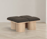 Pavilion Bench: Stylish Art Deco Design with Luxurious Cushioning for Entryway and Bedroom Seating