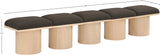 Pavilion Bench - Luxurious Channel-Tufted Seating with Art Deco Design for Elegant Home Spaces